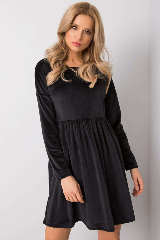 Černé sametové šaty Mauriel RUE PARIS