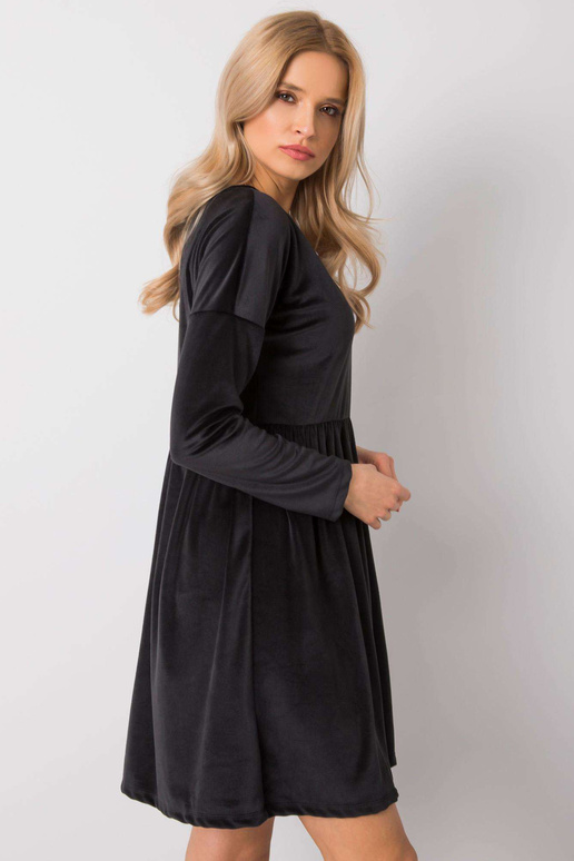 Černé sametové šaty Mauriel RUE PARIS