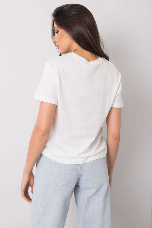 Bílé tričko s potiskem Trissa Bílé tričko s potiskem Trissa