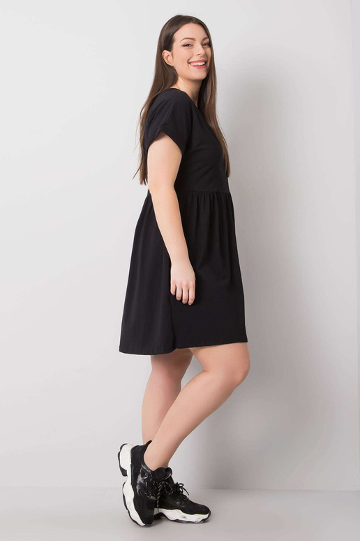 Černé bavlněné šaty Molly velké...