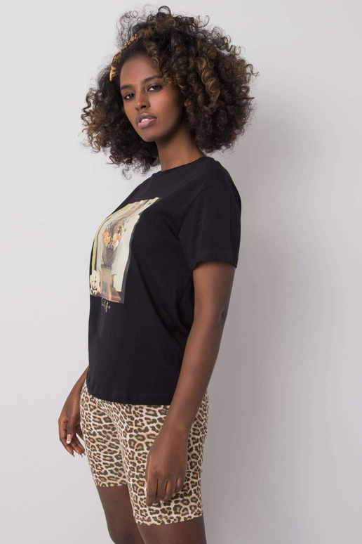 Dámské černé tričko Antonia Dámské černé tričko Antonia