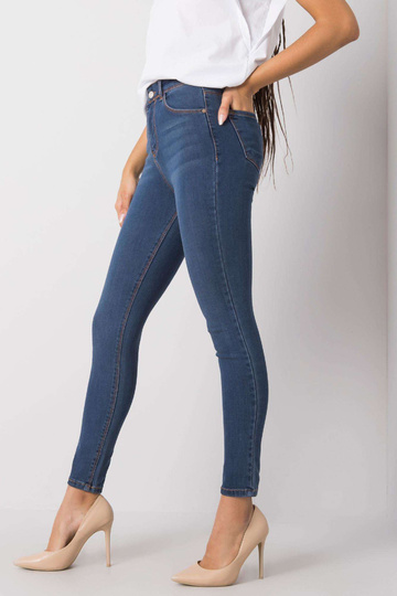 Modré úzké džíny Makayla...