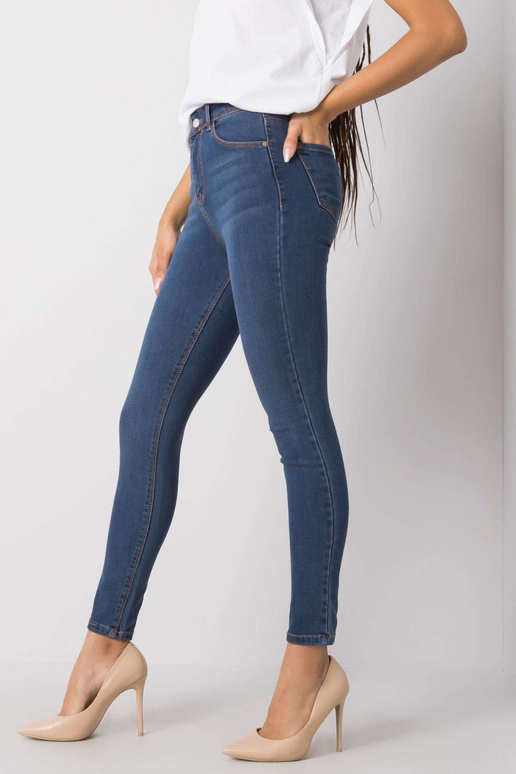 Modré úzké džíny Makayla RUE PARIS