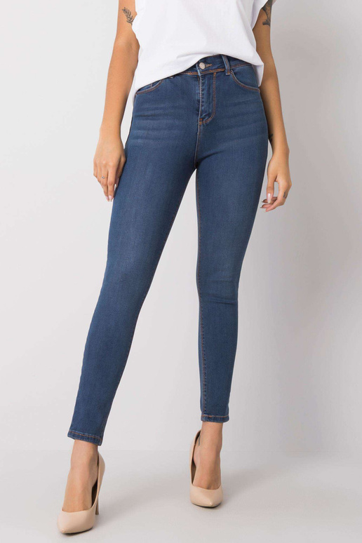 Modré úzké džíny Makayla RUE PARIS