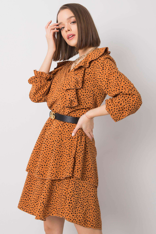 Světle hnědé šaty Blythe RUE PARIS