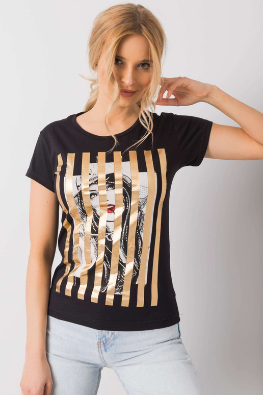 Černé tričko Valentina Černé tričko Valentina