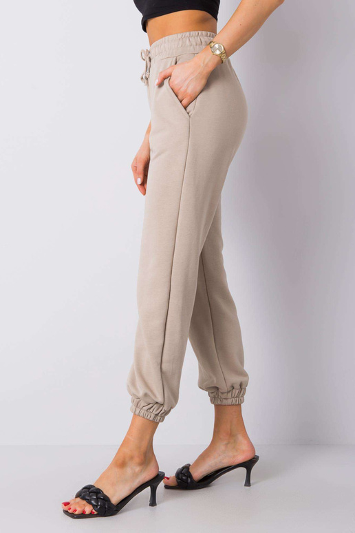 Béžové kalhoty Agueda RUE PARIS