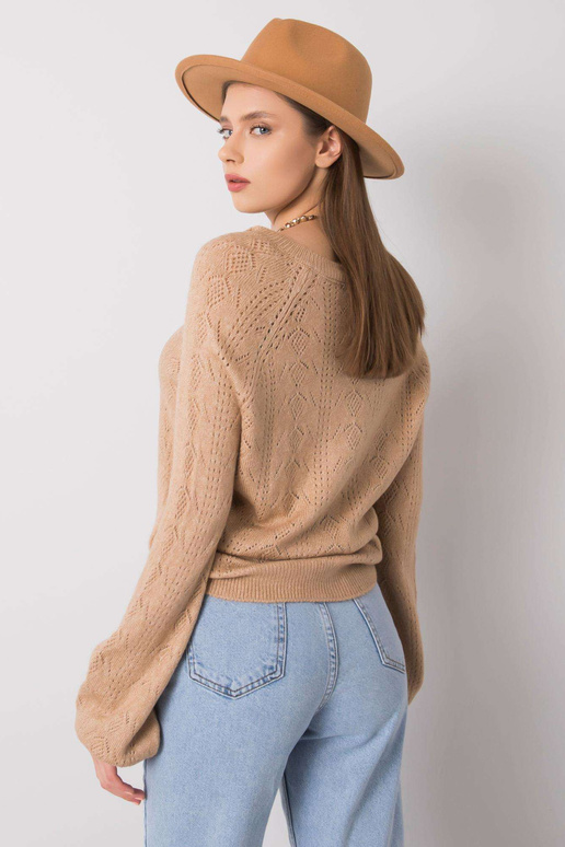 Hnědý kardigan Serenity RUE PARIS