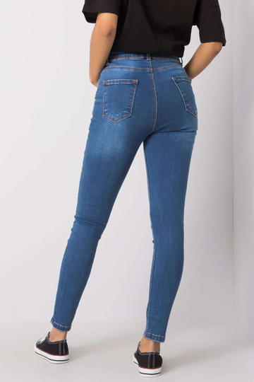 Modré úzké džínové kalhoty... 2