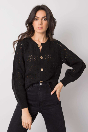 Černý svetr na knoflíky... 2