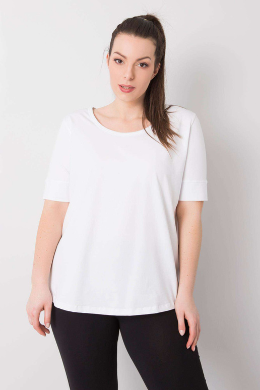Bílé základní tričko velké velikosti...