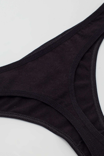 Dámská černá tanga