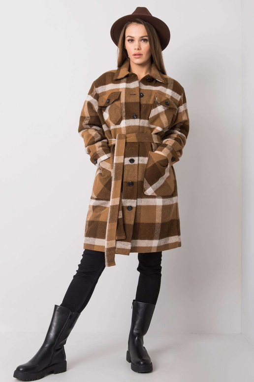Kostkovaný kabát Margo Brown