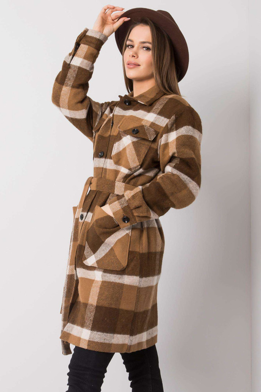 Kostkovaný kabát Margo Brown