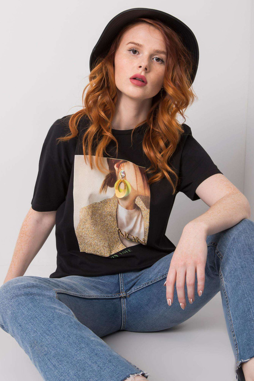 Černé tričko Zoya Černé tričko Zoya