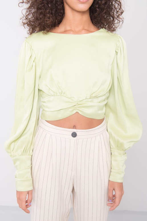 Limetková krátká halenka BSL