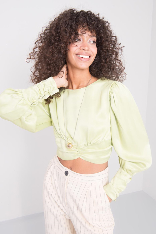 Limetková krátká halenka BSL