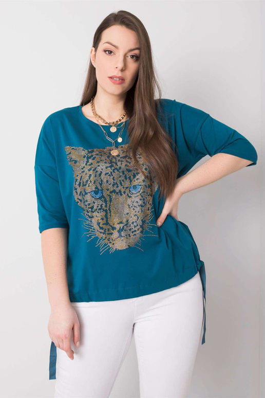 Halenka Sea plus size s aplikací Darren