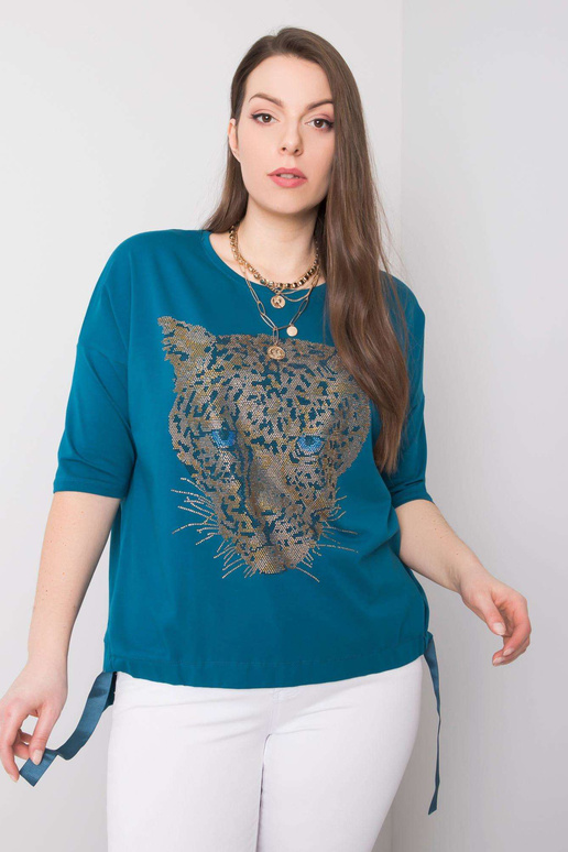 Halenka Sea plus size s aplikací Darren