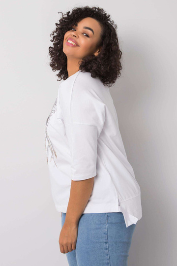 Bílá halenka s nášivkami... 2