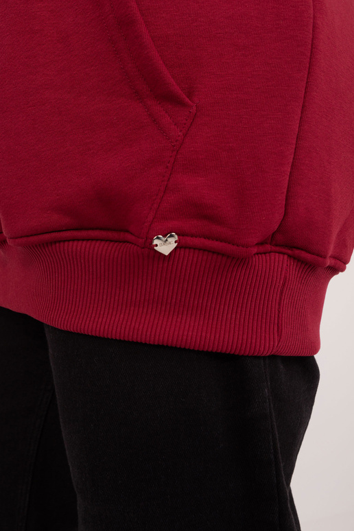 Vínová mikina Luna plus velikosti