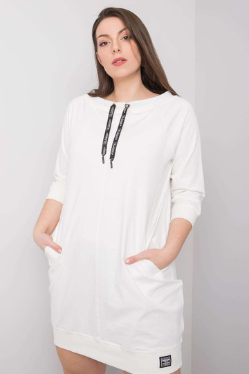 Ecru bavlněné šaty Harriet