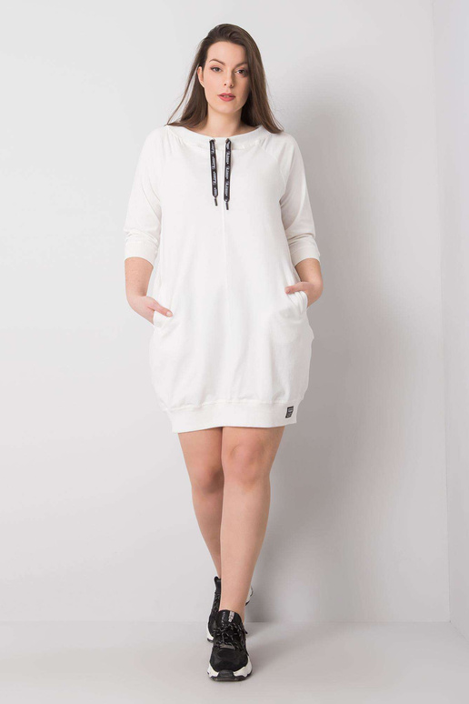 Ecru bavlněné šaty Harriet