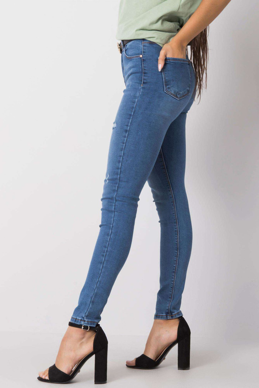 Modré džíny s oděrkami Alyssa RUE PARIS