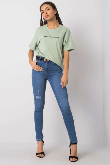 Modré džíny s oděrkami... 2