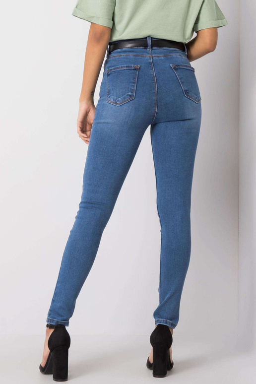 Modré džíny s oděrkami Alyssa RUE PARIS