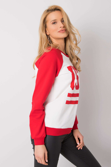 Bíločervená mikina s... 2