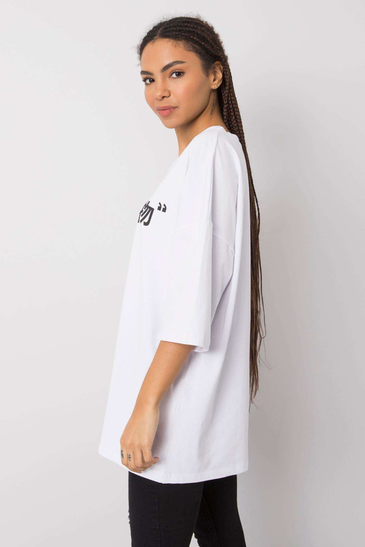 Bílé tričko s potiskem Alexis RUE PARIS