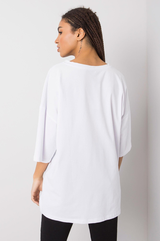 Bílé tričko s potiskem Alexis RUE PARIS