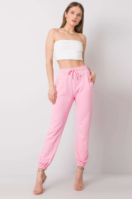 Bledě růžové kalhoty Agueda RUE PARIS