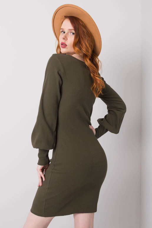 Khaki bavlněné šaty Alvine RUE PARIS