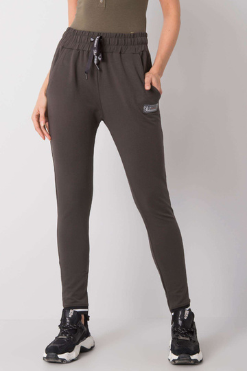 Tmavé khaki kalhoty značky...