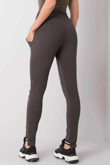 Tmavé khaki kalhoty značky... 2