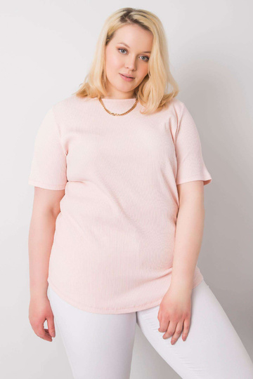 Bledě růžová halenka větší... 2