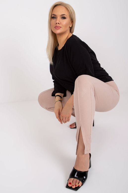 Černá dámská bavlněná halenka větší...