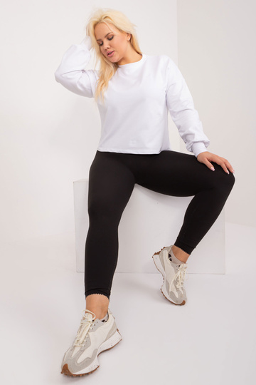 Bílá mikina větší velikosti...