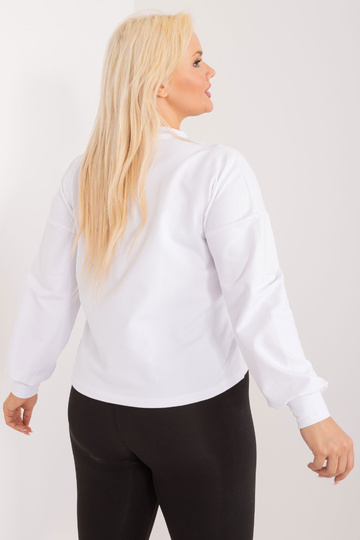 Bílá mikina větší velikosti... 2