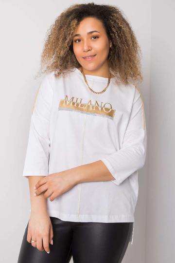 Bílá bavlněná halenka Alissa 2