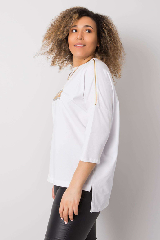 Bílá bavlněná halenka Alissa