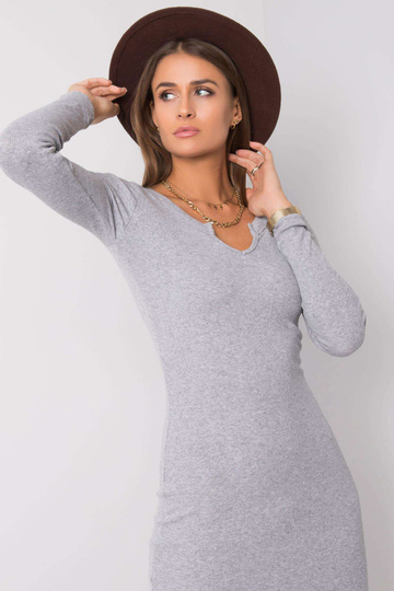 Šedé šaty Frely RUE PARIS 2