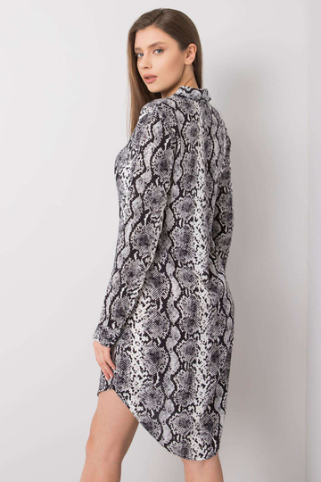 Bílé a černé šaty s potisky... 2