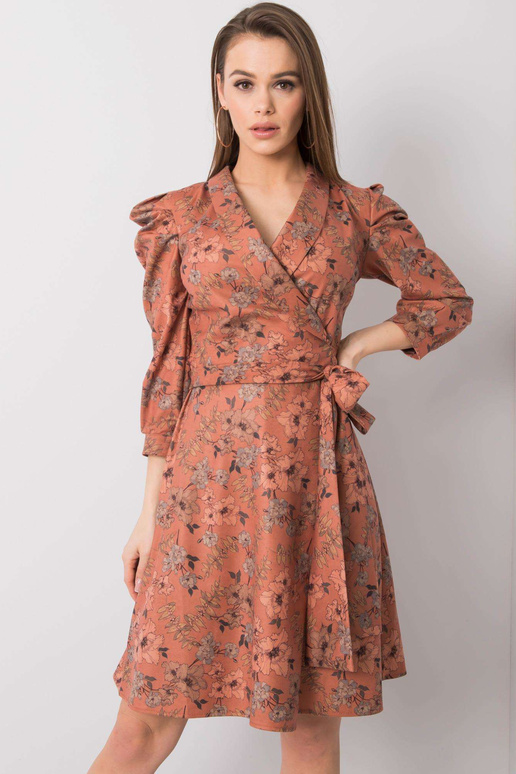 Světle hnědé šaty Eloise