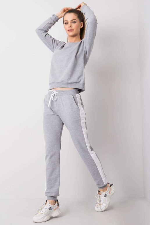 Šedá melanžová sada Aveline RUE PARIS