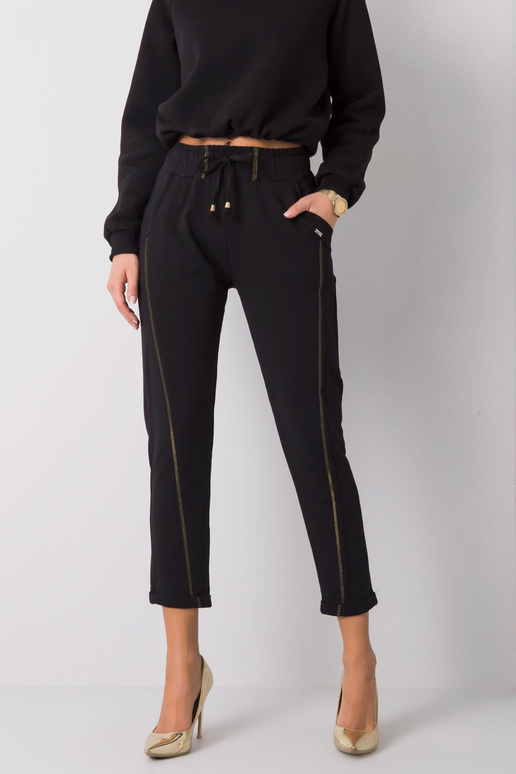 Černé kalhoty Riviera