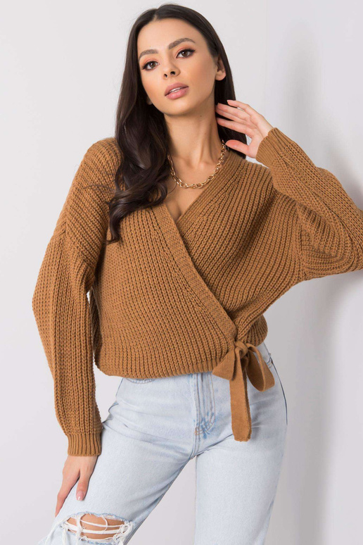 Světle hnědý svetr Alisa SUBLEVEL