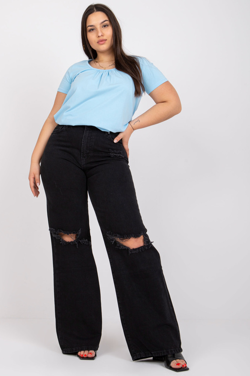 Modrá Modrá bavlněná halenka Celeste...